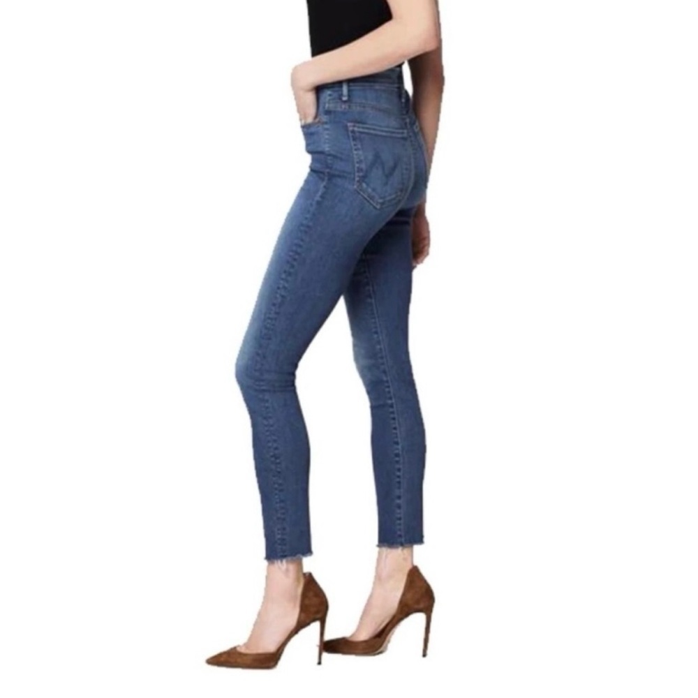 MOTHER THE LOOKER ANKLE FRAY JEANS SIZE 25